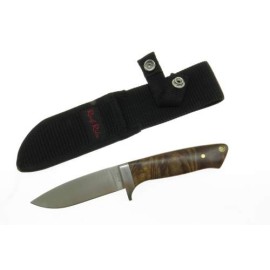 RR176 ROUGH RIDER HUNTER CUCHILLO CACHA DE RAIZ CON FUNDA