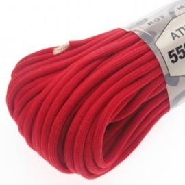 RG1011H ROLLO PARACHUTE CORD PARACORD ROJO