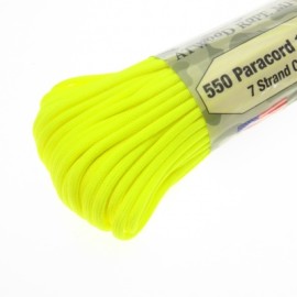 RG1012H ROLLO PARACHUTE CORD PARACORD AMARILLO NEON