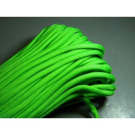 RG1023H ROLLO PARACHUTE CORD PARACORD VERDE LIMA