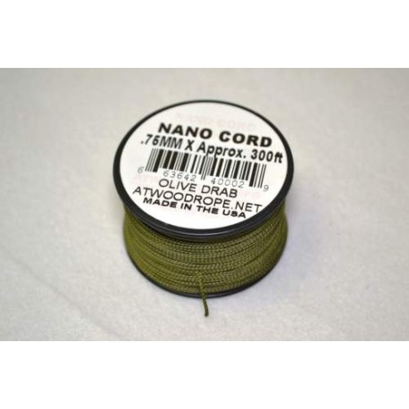 RG1038 ROLLO PARACHUTE CORD PARACORD NANO CORD OLIVO