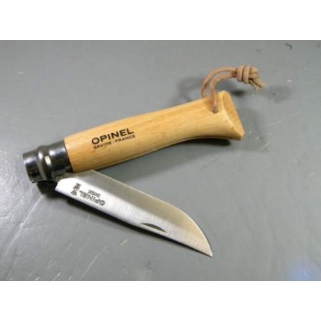 OP01321 OPINEL VRI8 INOXIDABLE NAVAJA CLIP POINT