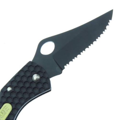 Sch005dlb Schrade Navaja Media Doble Hoja De Trabajo C Clip