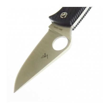 Scmbkp Spyderco Mini Navaja Manbug Vg-10 Inox Filo Plano