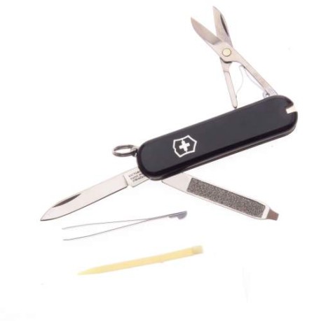 Vn062233 Victorinox Navaja Classic Negra Llavero Con Fda