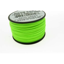 Rg1111 Rollo Parachute Cord Paracord Nano Cord Verde Neon