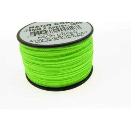 Rg1111 Rollo Parachute Cord Paracord Nano Cord Verde Neon