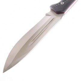 Cu126m Cudeman Spartan Negro Cuchillo Supervivencia Fda Piel