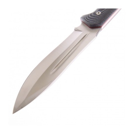 Cu126m Cudeman Spartan Negro Cuchillo Supervivencia Fda Piel