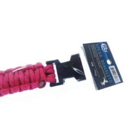 Ct3017 Colt Pulsera De Supervivencia Paracord Rosa C/silbato