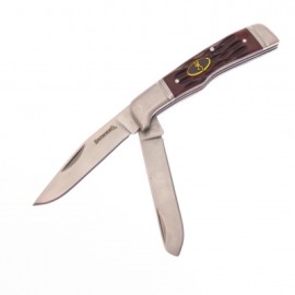 Br0012 Browning Navaja Trapper Venture Hueso Cafe