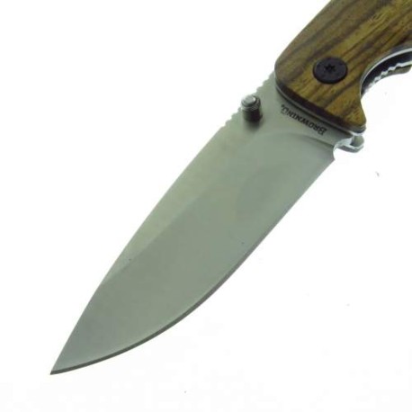 Br0178 Browning Navaja Caceria Zebra Wood C Clip