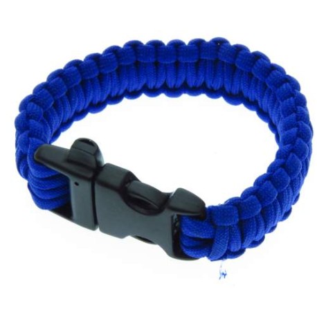 Jbsb1 Pulsera Supervivencia Paracord Azul C Silbato