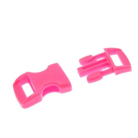 Kybz05lp Knotty Broche Hebilla Plastica Rosa 11 Mm 10 Jueg